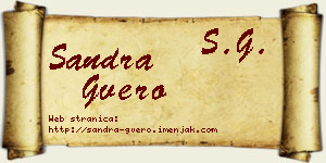 Sandra Gvero vizit kartica